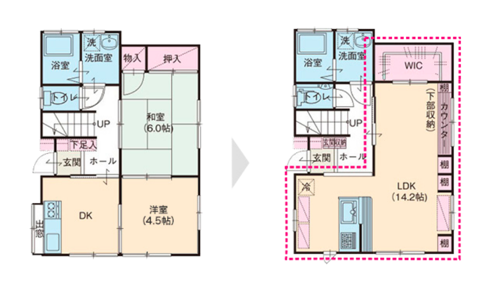 Before After
