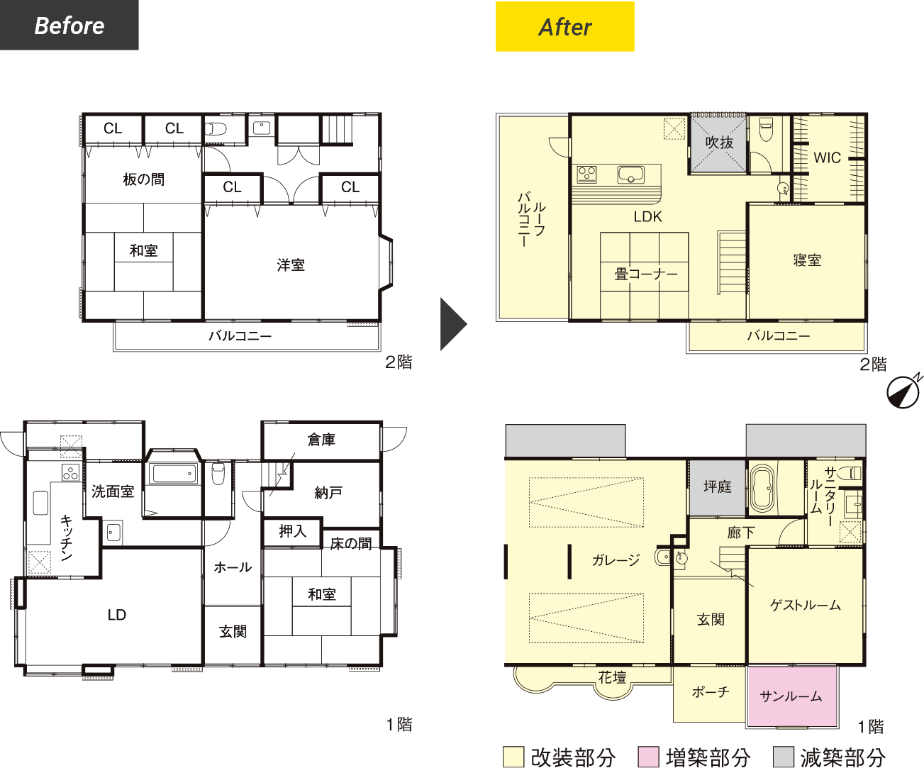Before After
