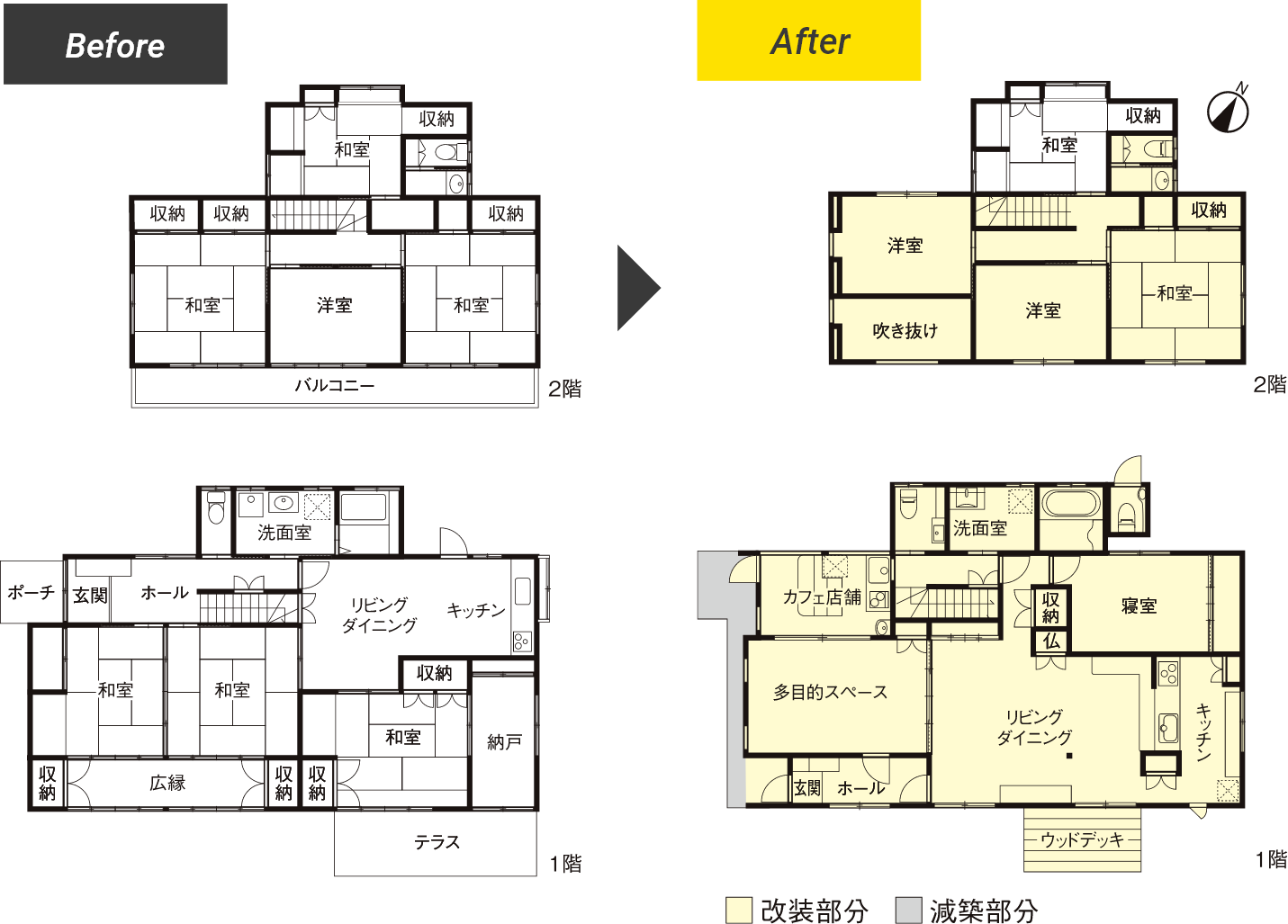 Before After
