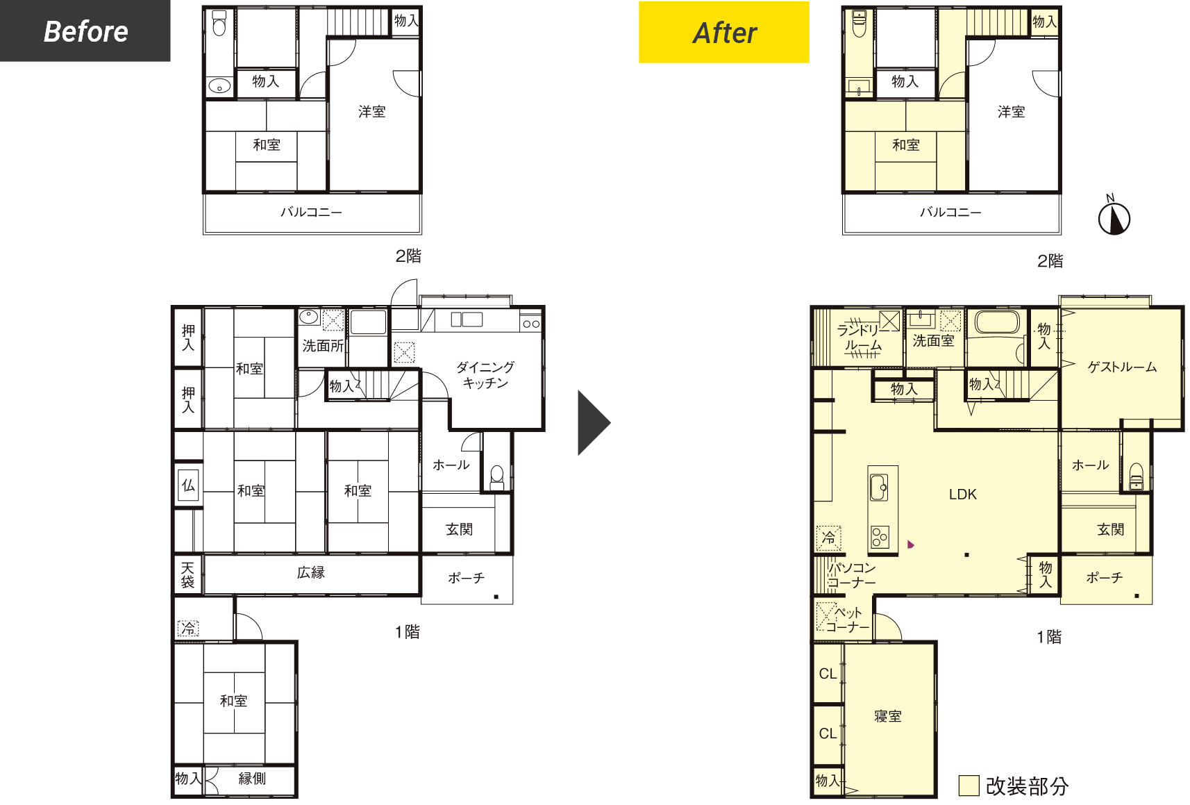 Before After